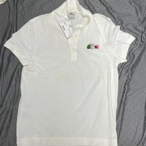 Brand New White Lacoste Polo with Tag